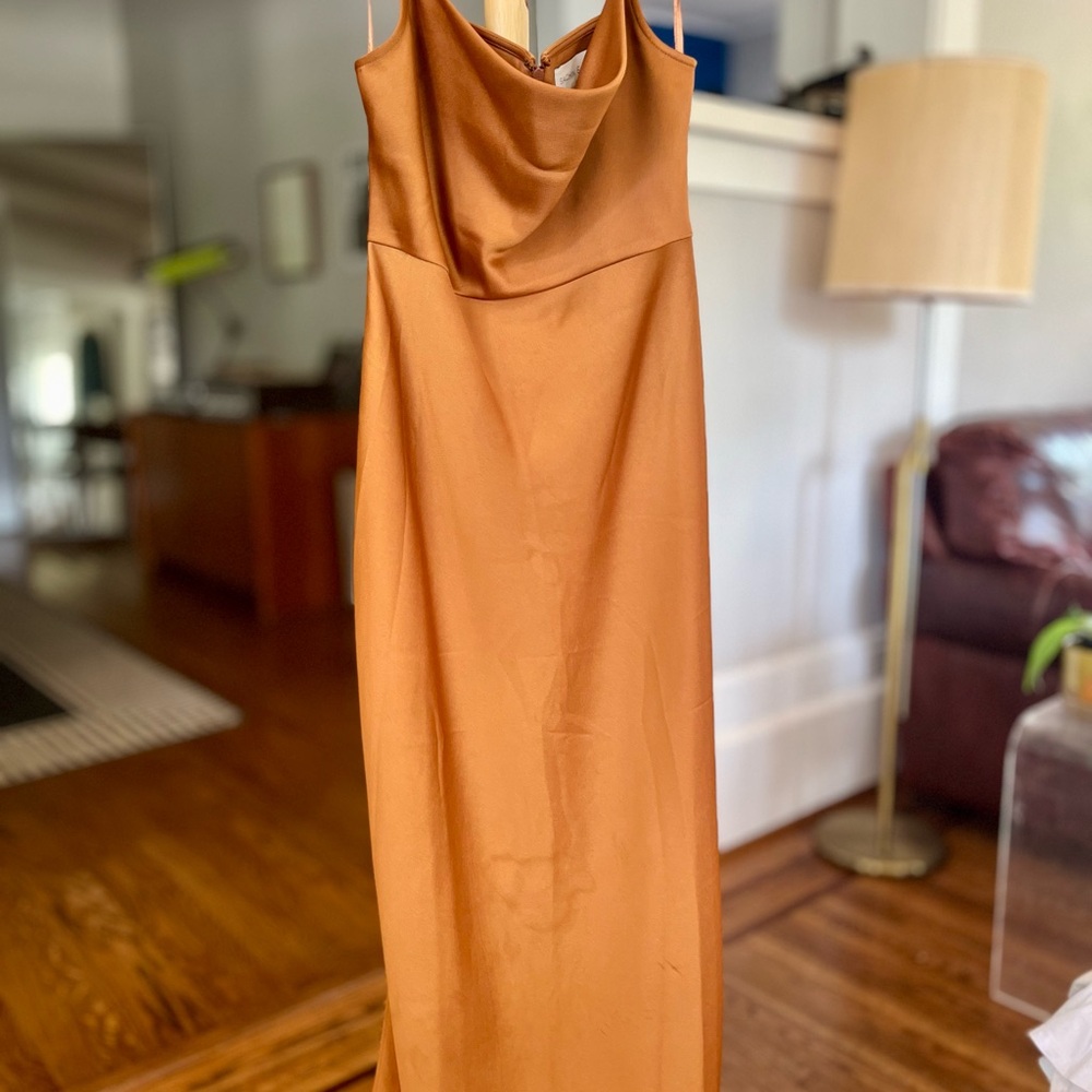Sachin & Babi Burnt Orange Dress Size 6